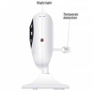 Set Baby Monitor Wireless BabyToy™ SP880 Plus , Monitorizare Video Audio Bebelusi , Monitorizare Temperatura , Vedere Nocturna, Audio-Video, Sunet bidirectional, Functie Push to Talk, 8 Cantece de lea [3]