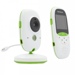 Set Baby Monitor Wireless BabyToy™ VB602 Plus , Monitorizare Video Audio Bebelusi , Monitorizare Temperatura , Vedere Nocturna, Audio-Video, Sunet bidirectional, Functie Push to Talk, 8 Cantece de lea [0]