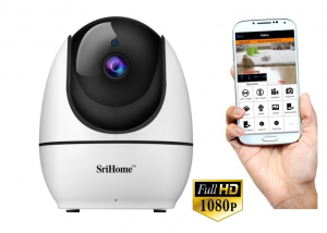 Set Baby Monitor Wireless Sricam™ SH026 Plus SriHome , FullHD 2.0 MP 1080p, Monitorizare Video Audio Bebelusi , Vedere Nocturna, Audio-Video, Sunet bidirectional, Functie Push to Talk, Rotire automata [0]