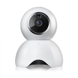 Set Camera de supraveghere IP WIFI BabyToy™ AG19 , Conectare Telefon / PC, Night vision, Rotire automata, HD 1280*720, camera 1.0 MP, senzor miscare, alb + sticker "obiectiv supravegheat video" [3]