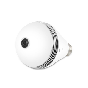 Set Camera de supraveghere IP WIFI BabyToy™ AR-P5 bec , Full HD 3MP, Night vision, Conectare telefon / PC , Vedere panoramica 360° 3D, Senzor miscare, Alarma, Comunicare audio bidirectionala, stocare [1]