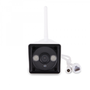 Set Camera de supraveghere IP WIFI Sricam™ SP023 Plus, Exterior , Conectare Telefon / PC , night vision , rezistenta la apa, FullHD 1920*1080, camera 2.0 MP, senzor miscare, alb + sticker "obiectiv su [1]