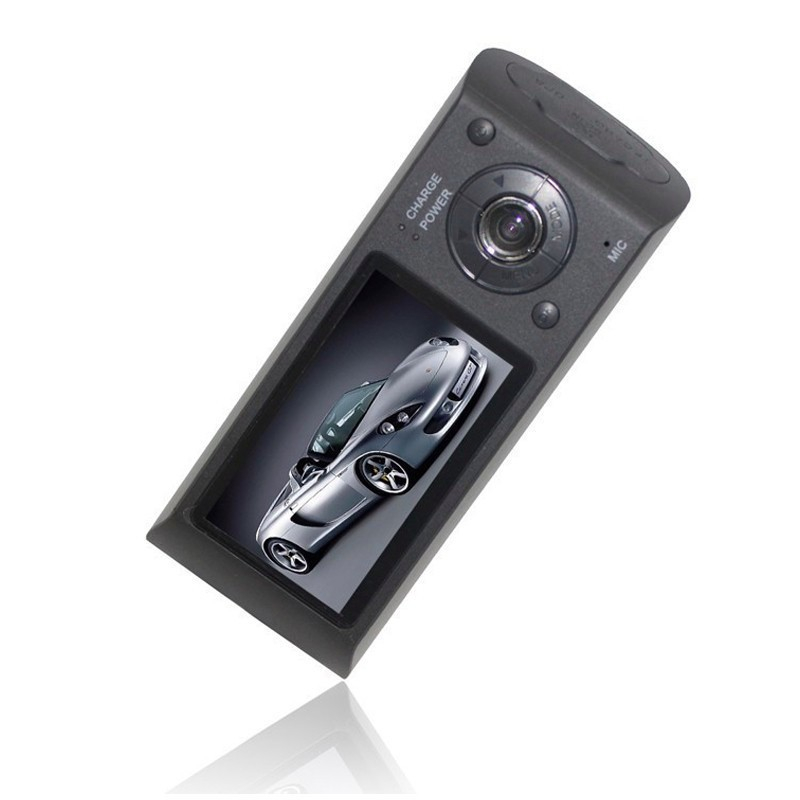 Scaring comb self Camera auto DVR FreeWay™ R300, GPS, camera dubla, 720p@30fps HD, baterie  incorporata, G-senzor, lentile Sony , super night vision, mod de noapte  automat, 2.7 inch LCD, unghi de filmare 140 grade, inregistrare