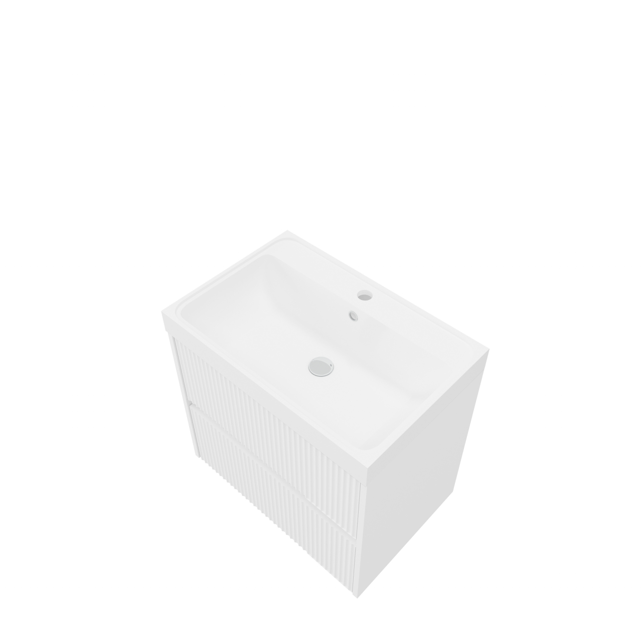 Set dulap alb si lavoar compozit 60 cm,portofino [1]