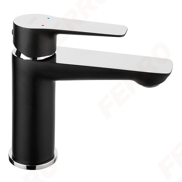 Adore Black/Chrome - baterie stativă lavoar [1]