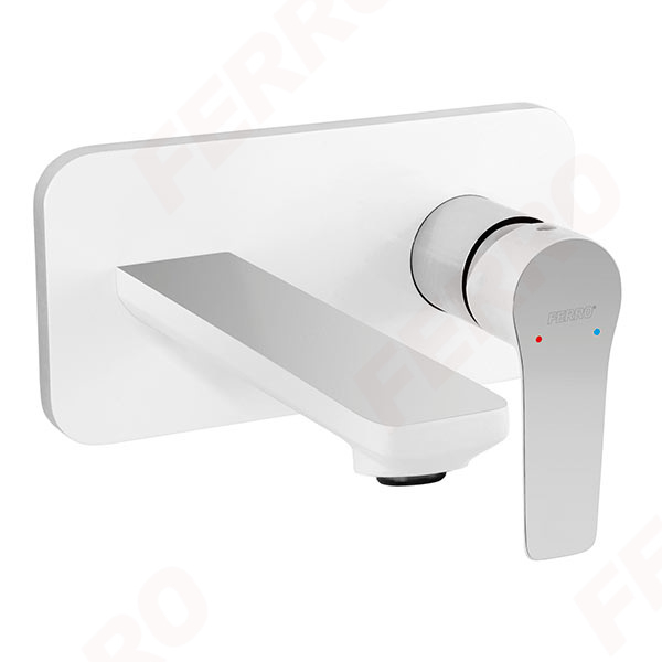 Adore White/Chrome - baterie încastrată lavoar [1]