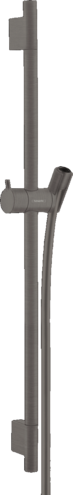 BARA DUS UNICA S PURO 65CM CU FURTUN, BRUSHED BLACK CHROME [1]
