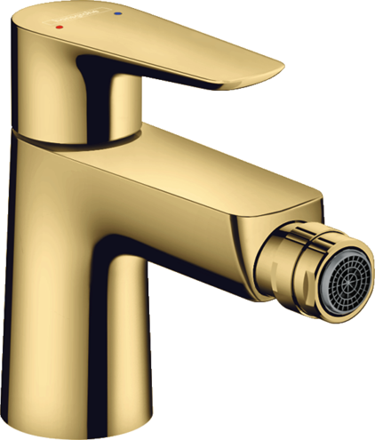 BATERIE BIDEU TALIS E CU VENTIL, POLISHED GOLD OPTIC [1]