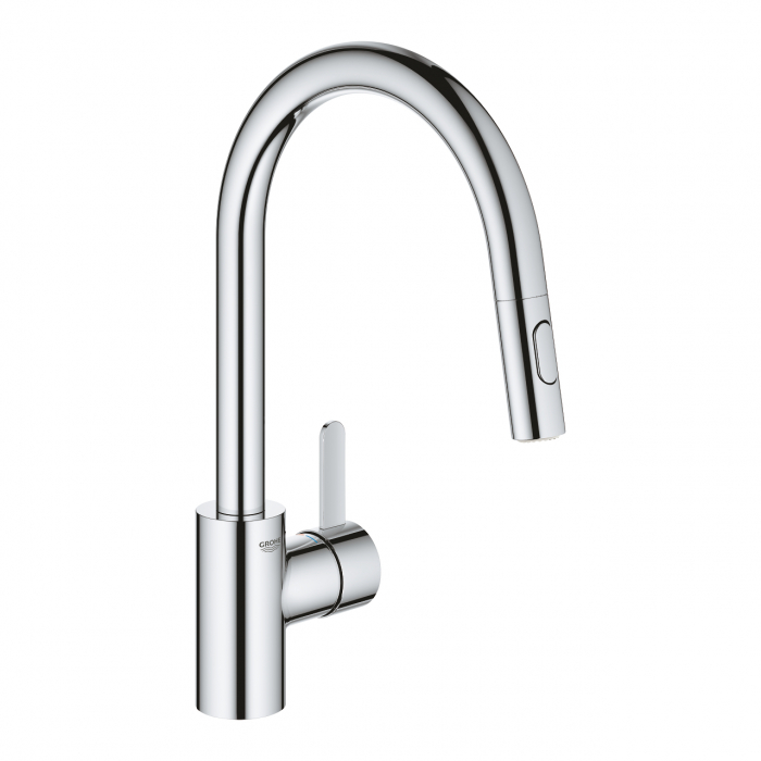 BATERIE  BUCATARIE EUROSMART COSMOPOLITAN PIPA INALTA 382 CU DUS EXTRACTIBIL [1]