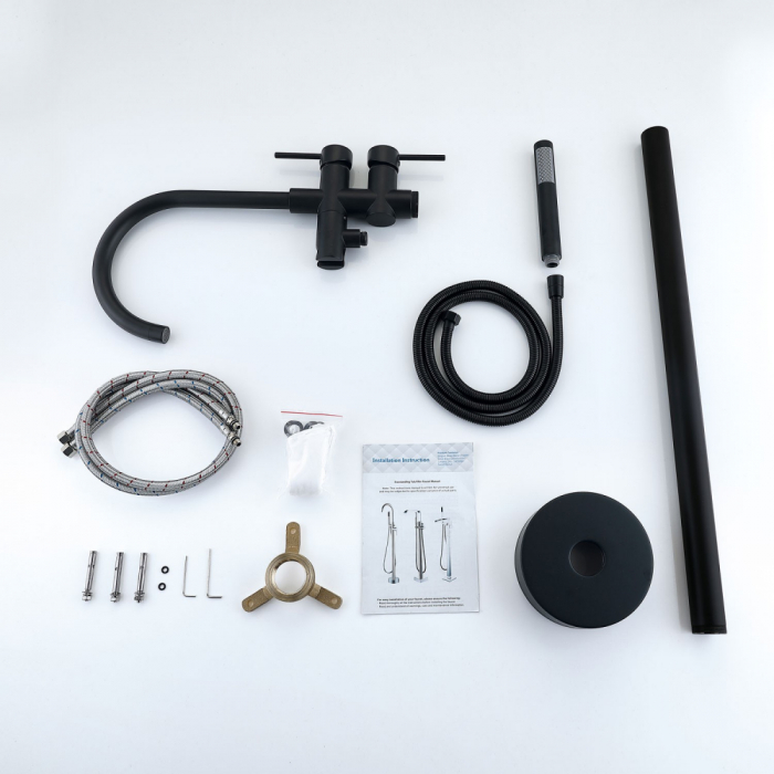 Baterie Cada Freestanding FF012 Negru [4]