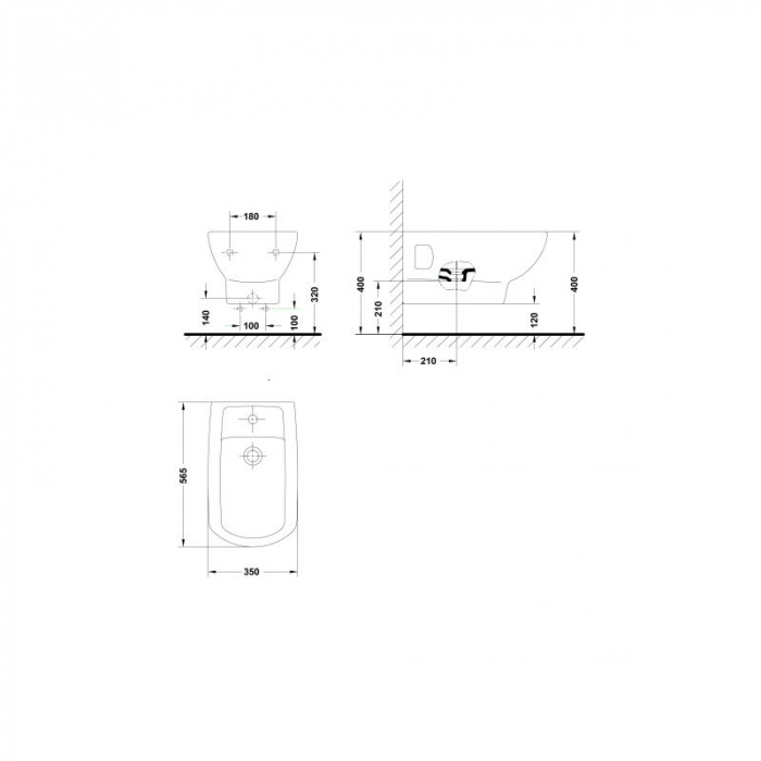 BIDEU SMART SUSPENDAT ALB [2]