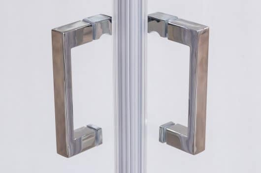 CABINA DUS PATRATA 80X80 CU DOUA USI CULISANTE,PROFIL CROM,STICLA TRANSPARENTA  LLS2/800 [2]