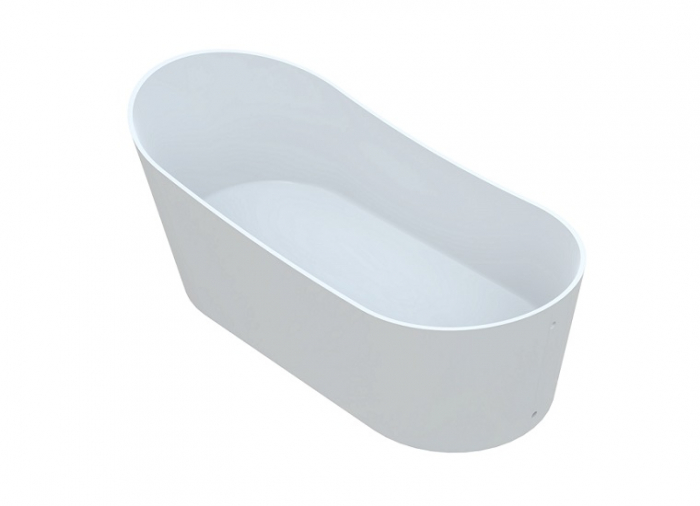 Cada freestanding din compozit Vayer Cetus 1800x832x695, fara preaplin , ventil click-clack crom [7]