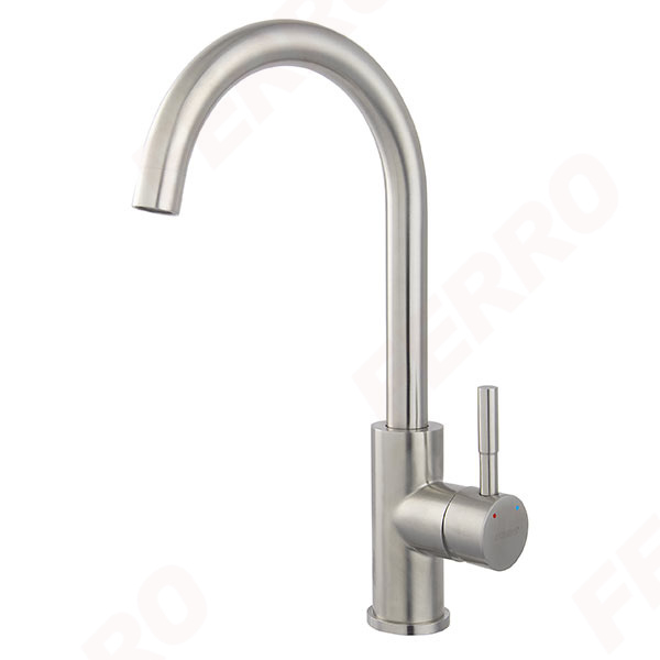 Camira Inox - baterie stativă bucătărie cu pipă înaltă, mobilă [1]