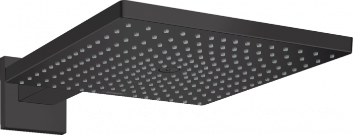 CAP DUS RAINDANCE E 300 AIR 1 JET, 300X300MM, CU PRINDERE PE PERETE CU BRAT 390MM, MATT BLACK [1]