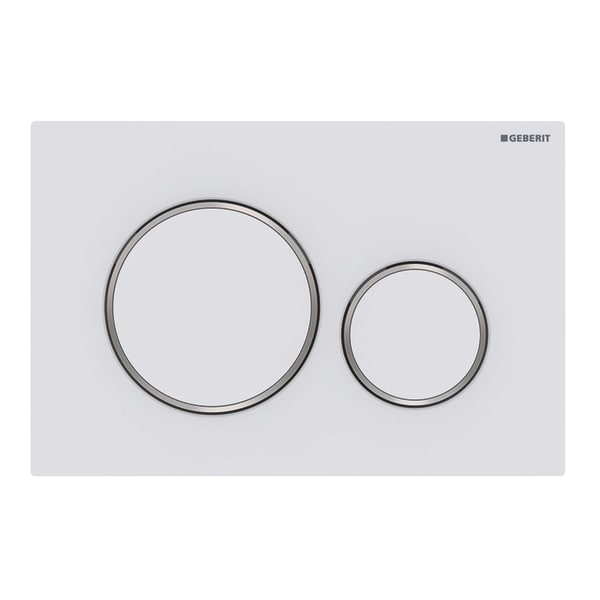 CLAPETA ACTIONARE REZERVOR INCASTRAT SIGMA 20 ALB MAT LACUIT-CROM EASY TO CLEAN [1]