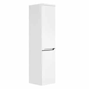 COLOANA MOBILIER SILVER 350X350X1440, USI DESCHIDERE STANGA , ALB LUCIOS NOU [1]