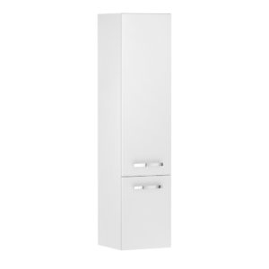 COLOANA MOBILIER WAVE 40X40.3X170, O USA REVERSIBILA, 3 RAFTURI DE STICLA, ALB LUCIOS NOU [1]