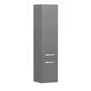 COLOANA MOBILIER WAVE 40X40.3X170, O USA REVERSIBILA, 3 RAFTURI DE STICLA, GRI MAT NOU [1]