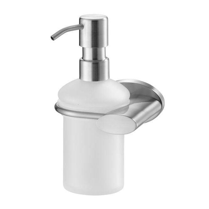 DOZATOR SAPUN CU SUPORT SIDE SATIN NICHEL [2]