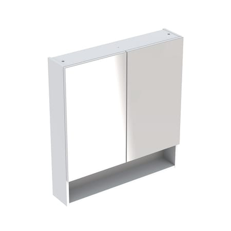 DULAP CU OGLINDA 60 CM SELNOVA SQUARE CU DOUA USI, ALB, [1]