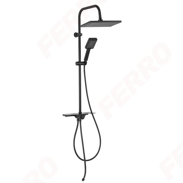 Kanto Verdeline - Set de duș dual, negru [1]
