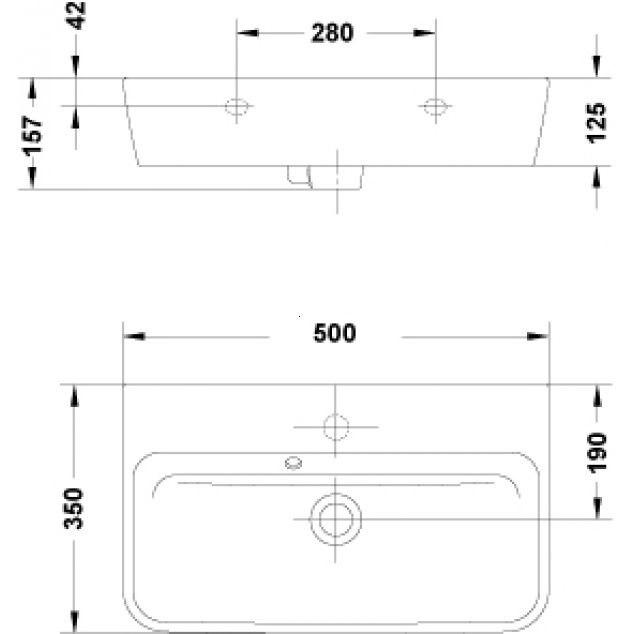 LAVOAR EMMA 50X35 COMPACT ALB [6]