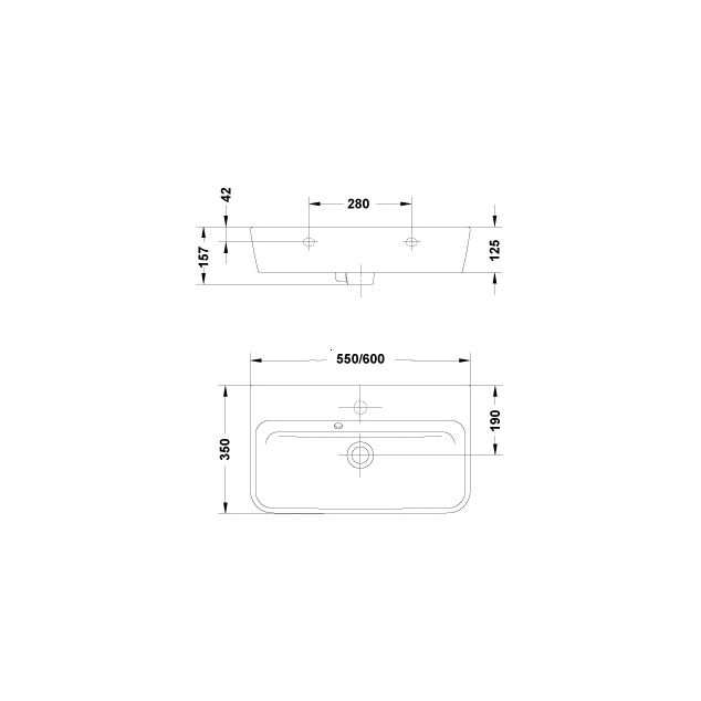 LAVOAR EMMA 55X35 COMPACT ALB [4]