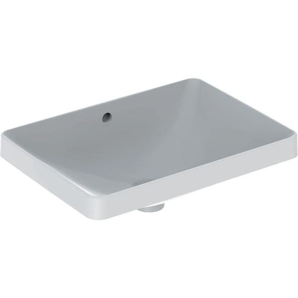 LAVOAR ÎNCORPORAT GEBERIT VARIFORM, DREPTUNGHIULAR B-55CM,T-40CM, PREAPLIN VIZIBIL, GLAZURAT ALB [1]
