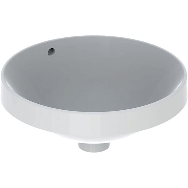 LAVOAR ÎNCORPORAT GEBERIT VARIFORM, ROTUND D-40CM, PREAPLIN VIZIBIL, GLAZURAT ALB [1]