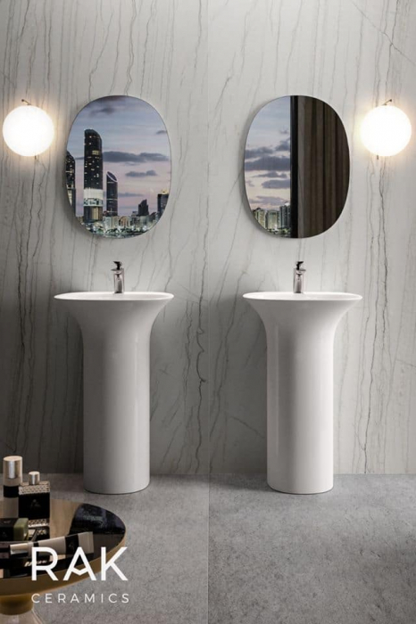 LAVOAR SENSATION 55X46 FREE STANDING, CU GAURA PENTRU BATERIE SI FIXARE ASCUNSA [2]
