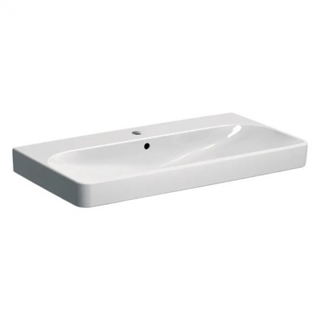 LAVOAR SMYLE SQUARE 90 CM, FARA ORIFICIU PENTRU BATERIE [1]