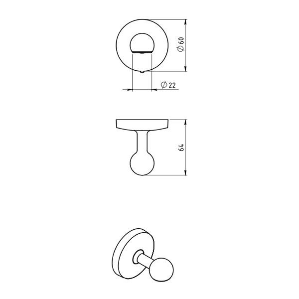 Metalia 1 - suport săpun magnetic [2]