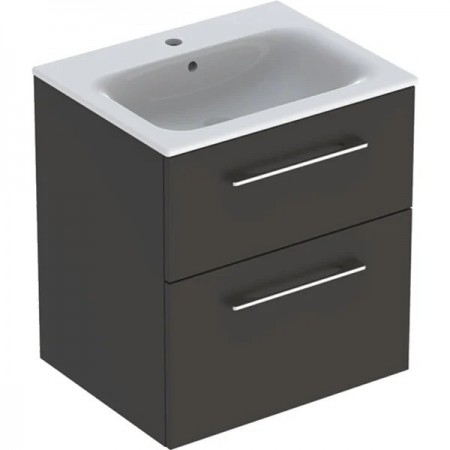 MOBILIER 60 CM SELNOVA SQUARE CU LAVOAR, DOUA SERTARE,LAVA [1]