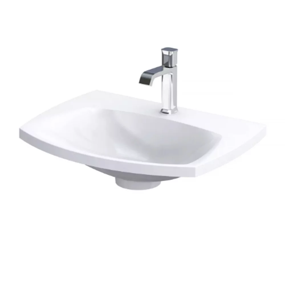 Set mobilier Oristo Louis alb cu lavoar 62 cm , 2 sertare [4]