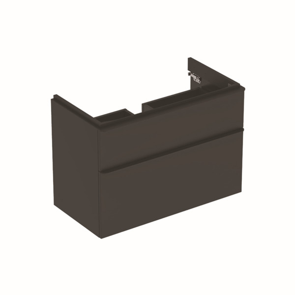 MOBILIER PENTRU LAVOAR SMYLE SQAURE CU DOUA SERTARE 88.4X61.7X47  LAVA MAT [1]