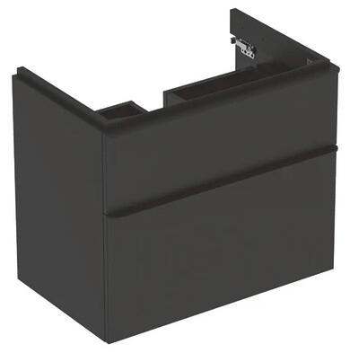 MOBILIER PENTRU LAVOAR SMYLE SQUARE CU DOUA SERTARE 73.4X61.7 LAVA MAT [1]