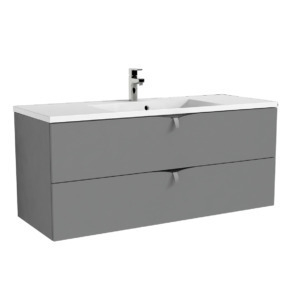 MOBILIER SIENA 120 CM, 2 SERTARE, GRI MAT [1]