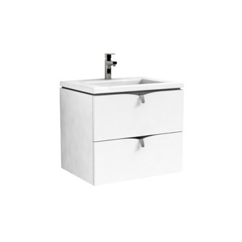 MOBILIER SIENA 60 CM, 2 SERTARE, ALB LUCIOS [1]
