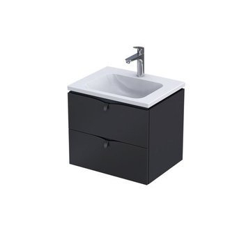 MOBILIER SIENA 60 CM, 2 SERTARE, NEGRU MAT [1]