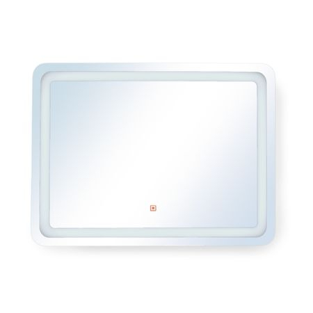 Oglinda  baie 80x60 cm cu iluminare Led cu buton touch. [3]
