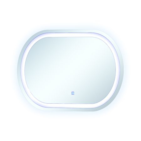 Oglinda  baie cu iluminare LED  cu buton touch 80x60 cm [5]