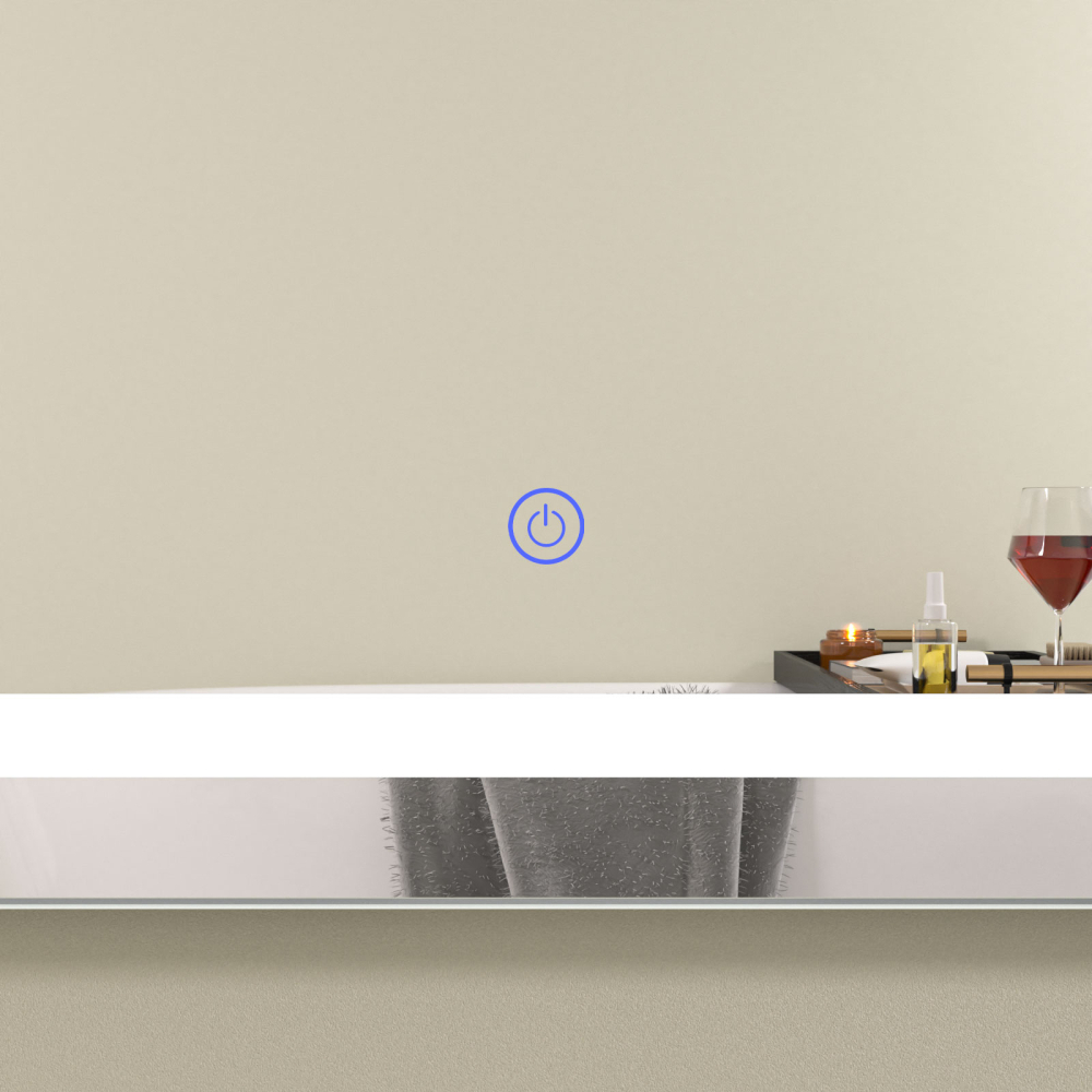 Oglinda Baie Cu Led 60x45 cu buton touch [2]