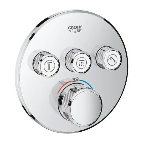 ORNAMENT ROTUND SMART CONTROL TERMOSTATAT 3 VALVE CROM [1]
