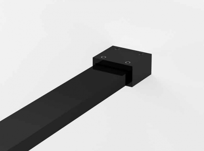 PARAVAN DUS EASY 800X2000, PROFIL NEGRU, GROSIME GEAM 8MM, TRATAT ANTICALCAR [3]
