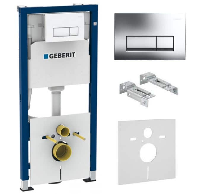 PREPACK WC UP 100 CU CLAPETA DELTA 51 CROM SI SET FIXARE [1]