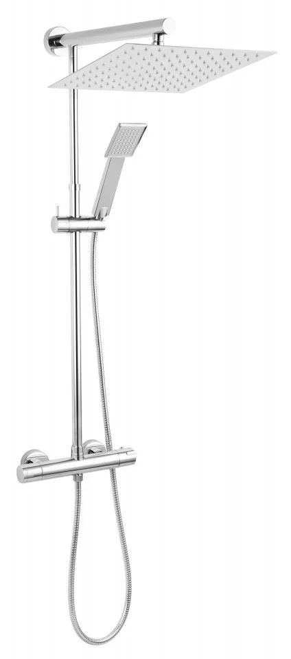Coloana de dus cu termostat Ferro Trevi Square crom [1]