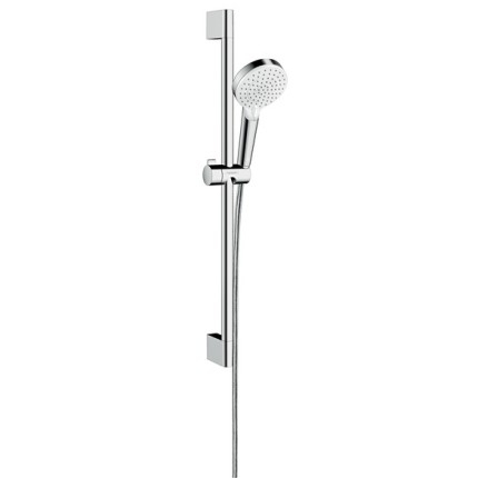 SET DUS CROMETTA 100 VARIO, 2 JETURI, BARA 65 CM, ALB-CROM [1]