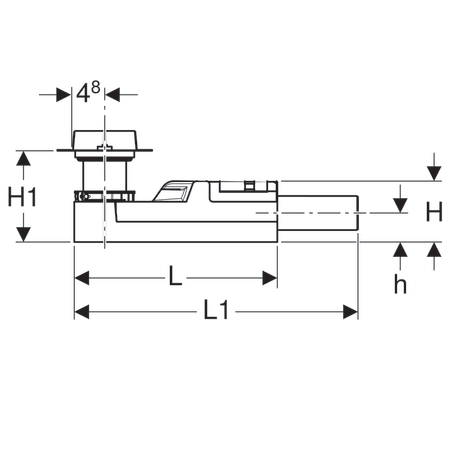 SET INSTALARE PENTRU CANAL DUS CLEANLINE H 6.5-9CM 0.4L/S CAL. I [4]