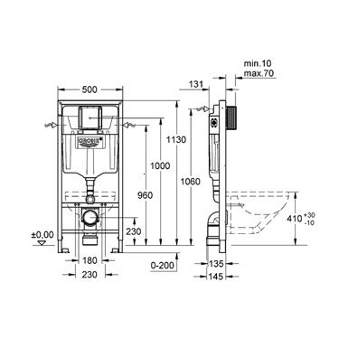 SISTEM INSTALARE CU REZERVOR RAPID SL 1130MM  CAL. I [5]